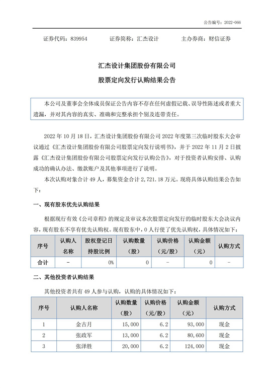 25、匯杰設(shè)計(jì)-股票定向發(fā)行認(rèn)購(gòu)結(jié)果公告_00.jpg